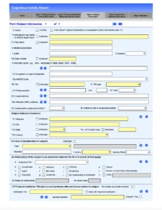 SAR Filing