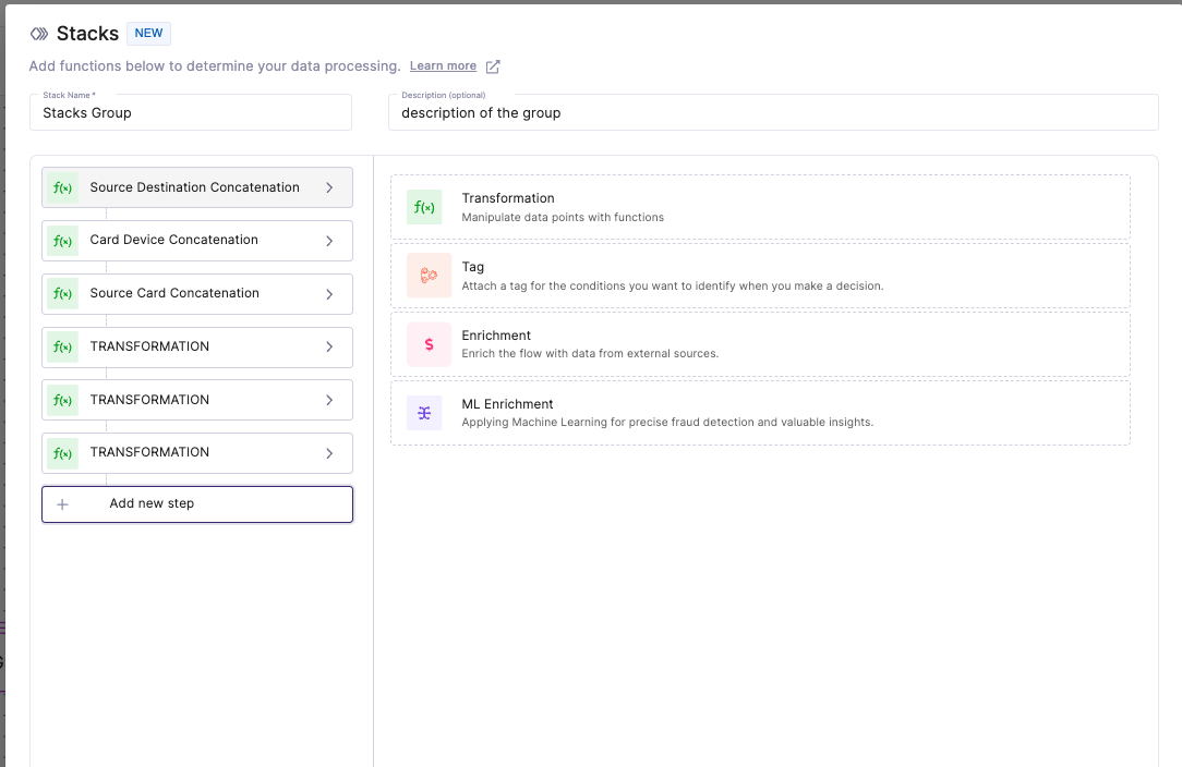 Stacked Steps in Workflow Builder